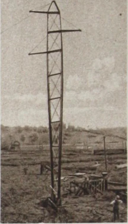 An illustration from Steel transmission structures and catenary bridges., 1914, leaf 5