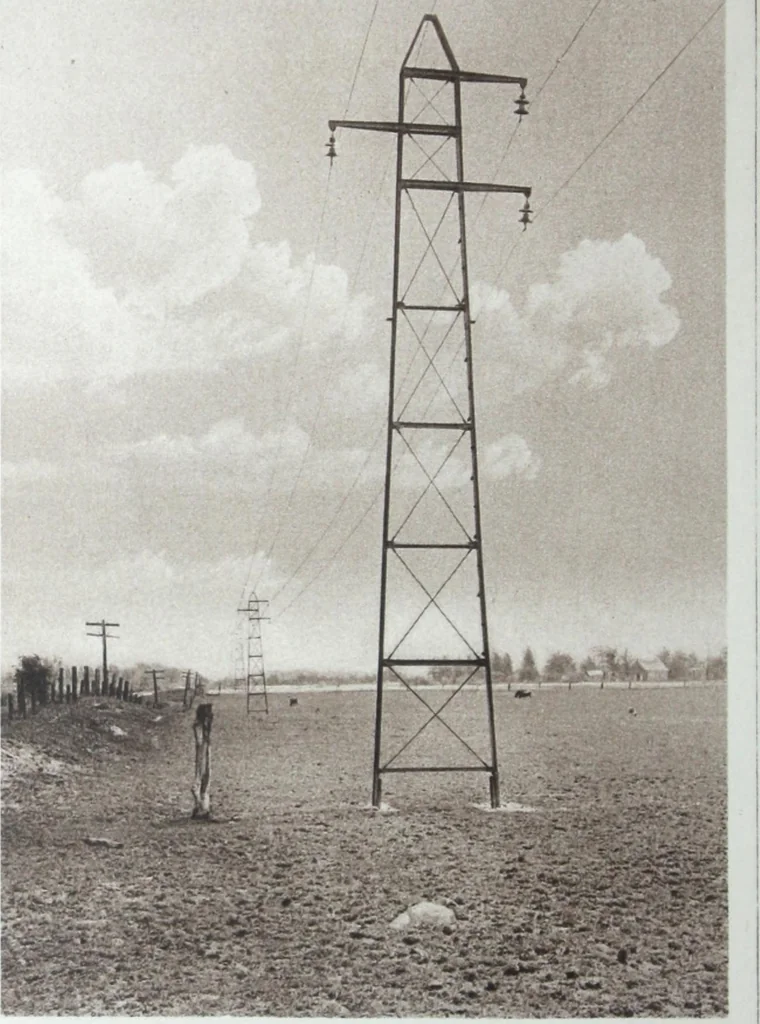 An illustration from Steel transmission structures and catenary bridges., 1914, leaf 9