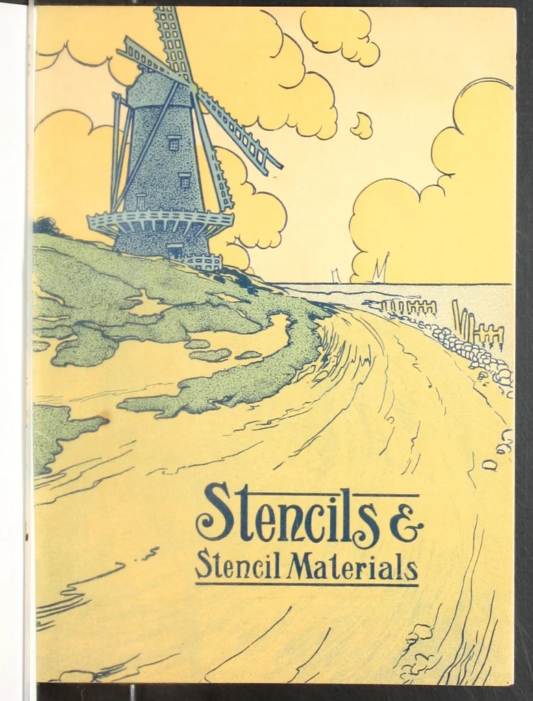 An illustration from Stencils & stencil materials / designed and printed by the Adv. Department of the Sherwin-Williams Co., 1910, leaf 0