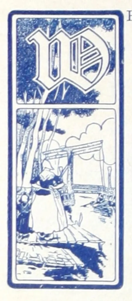 An illustration from Stencils & stencil materials / designed and printed by the Adv. Department of the Sherwin-Williams Co., 1910, leaf 3