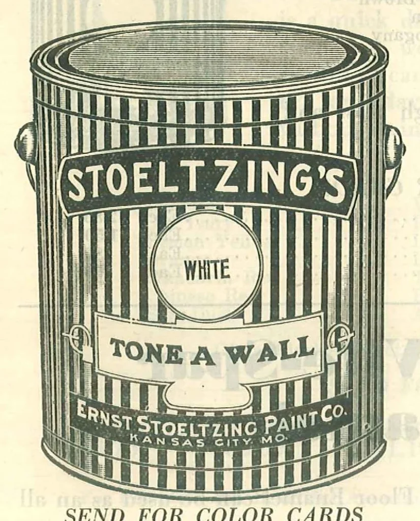 An illustration from Stoeltzing Paint Co., leaf 10
