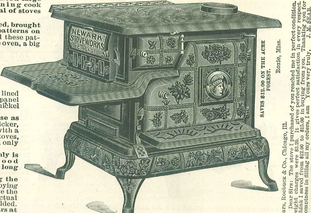 An illustration from Stoves for 1904, 1904, leaf 19