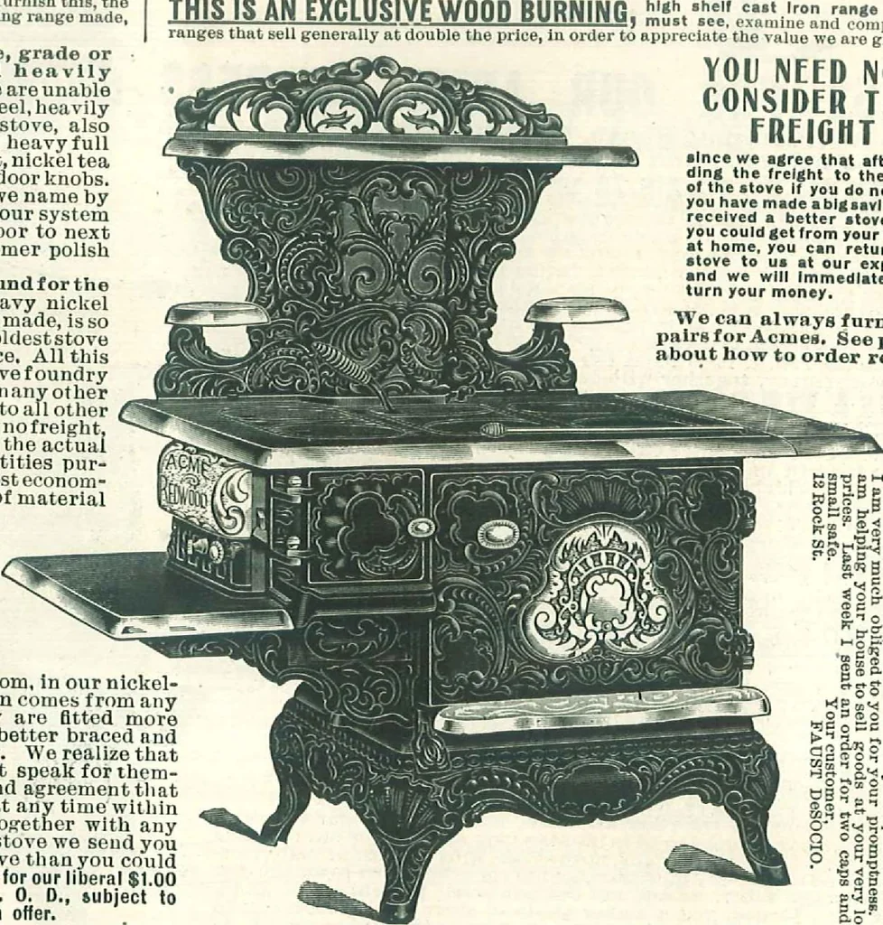 An illustration from Stoves for 1904, 1904, leaf 21