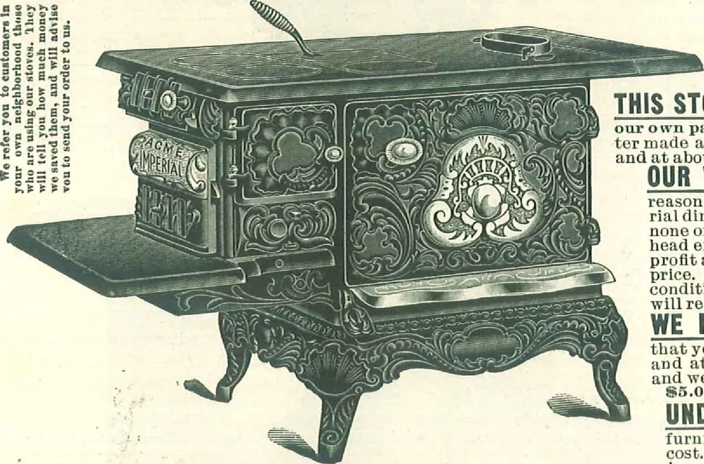 An illustration from Stoves for 1904, 1904, leaf 28