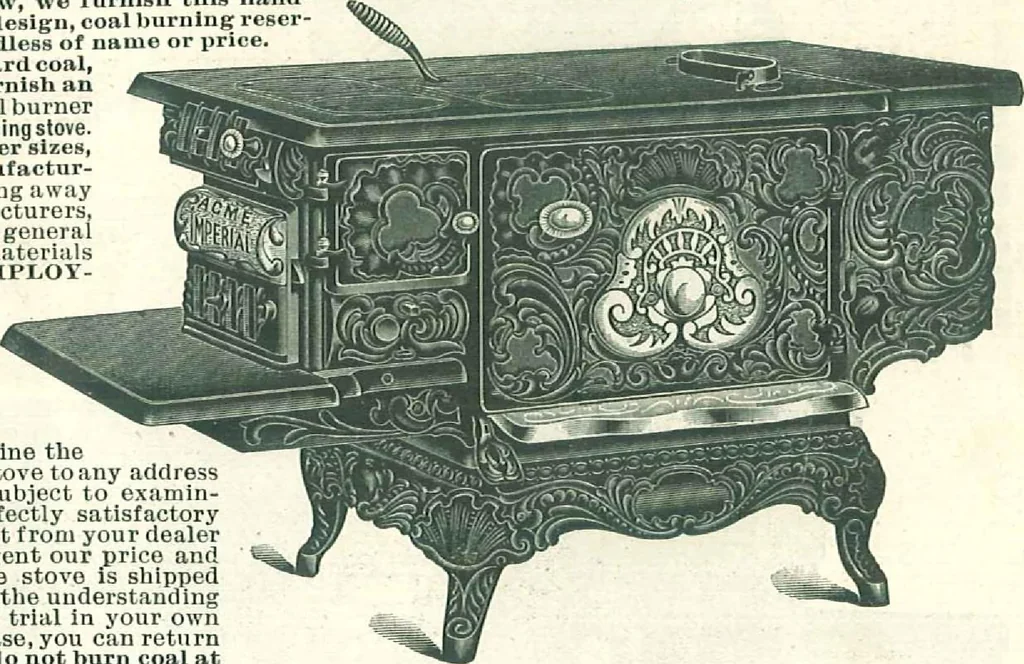 An illustration from Stoves for 1904, 1904, leaf 28