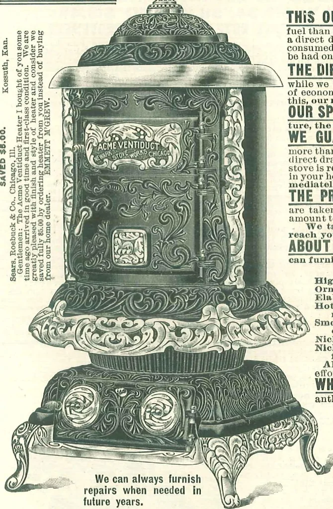 An illustration from Stoves for 1904, 1904, leaf 36