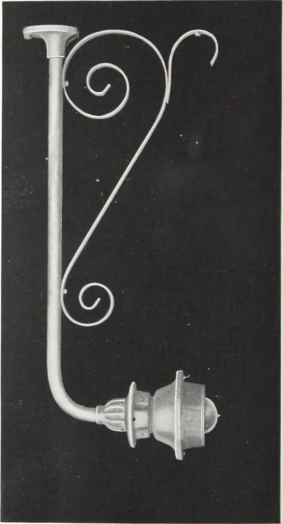 An illustration from Street lighting brackets and center span fixtures for Mazda lamps., 1916, leaf 13