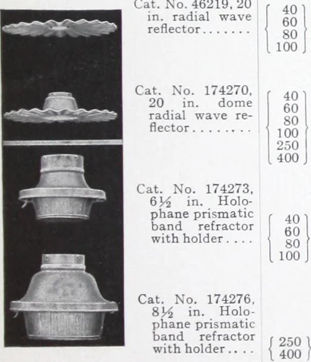 An illustration from Street lighting brackets and center span fixtures for Mazda lamps., 1916, leaf 18