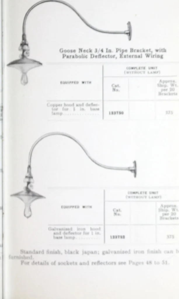 An illustration from Street lighting brackets and center span fixtures for Mazda lamps., 1916, leaf 42