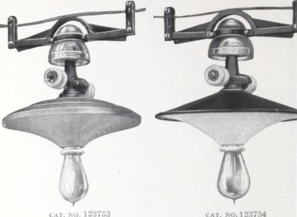 An illustration from Street lighting brackets and center span fixtures for Mazda lamps., 1916, leaf 47