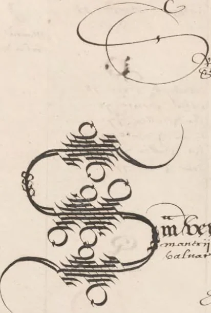 An illustration from Survey of Ralph Sadler estate, 1608, leaf 164