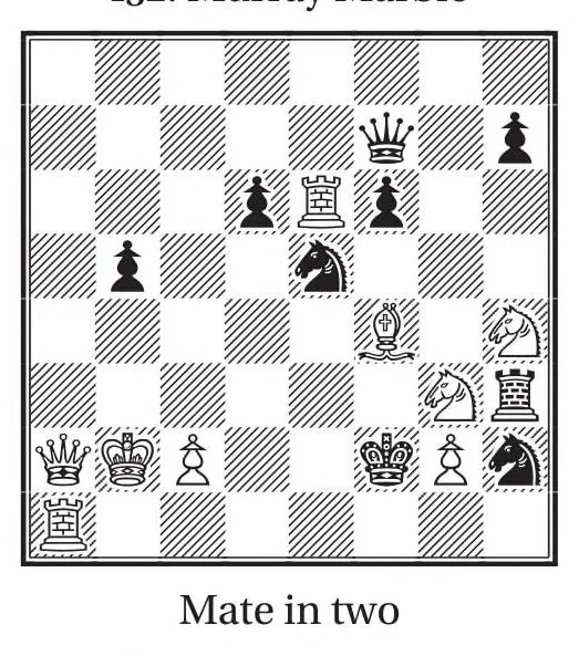 An illustration from Chess problems made easy, 1924, leaf 73