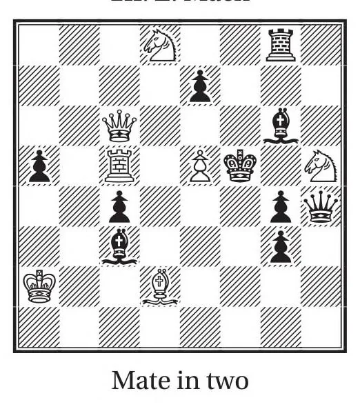 An illustration from Chess problems made easy, 1924, leaf 86