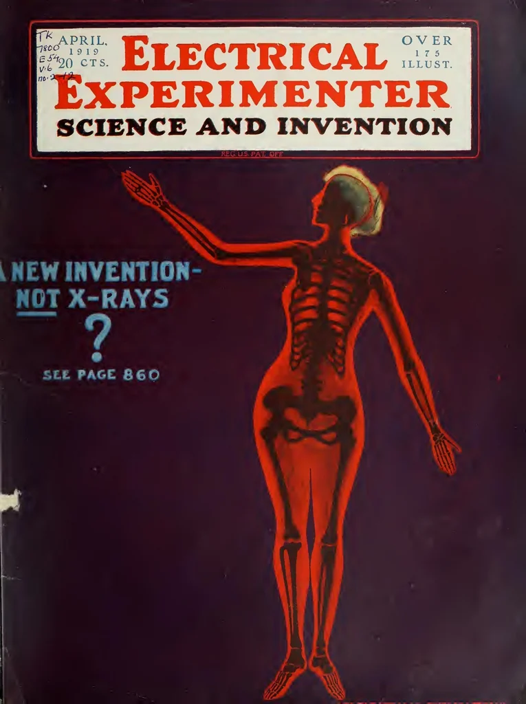 An illustration from Tesla Articles Electrical Experimenter, 1919, leaf 42