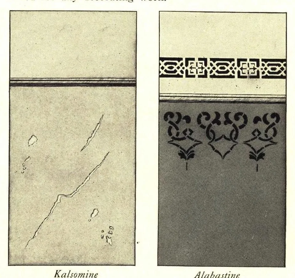 An illustration from The Alabastine Book, 1915, leaf 4
