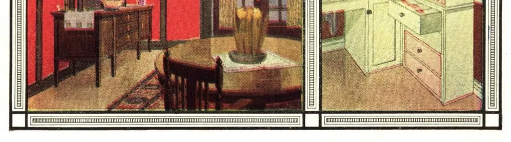 An illustration from The Alabastine Book, 1915, leaf 8