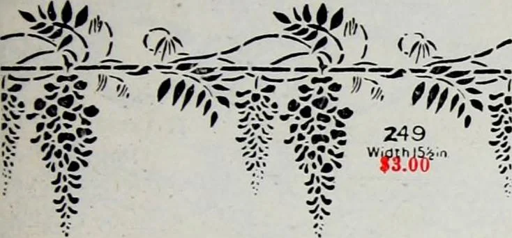 An illustration from The Alabastine Stencil Catalog, 1920, leaf 49