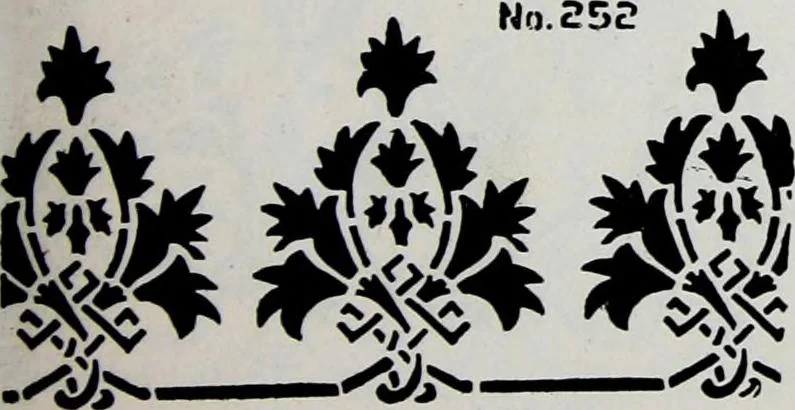 An illustration from The Alabastine Stencil Catalog, 1920, leaf 49