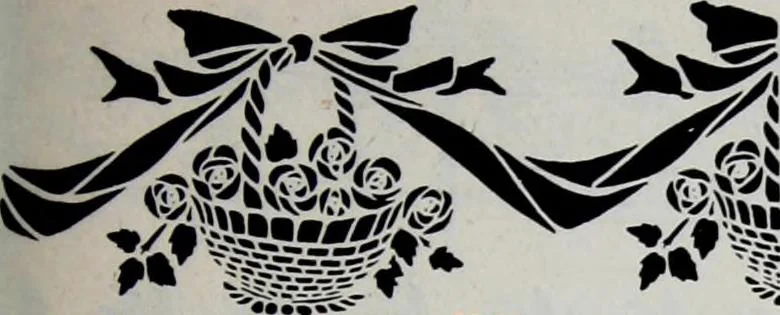 An illustration from The Alabastine Stencil Catalog, 1920, leaf 61