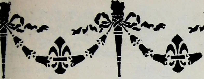 An illustration from The Alabastine Stencil Catalog, 1920, leaf 63