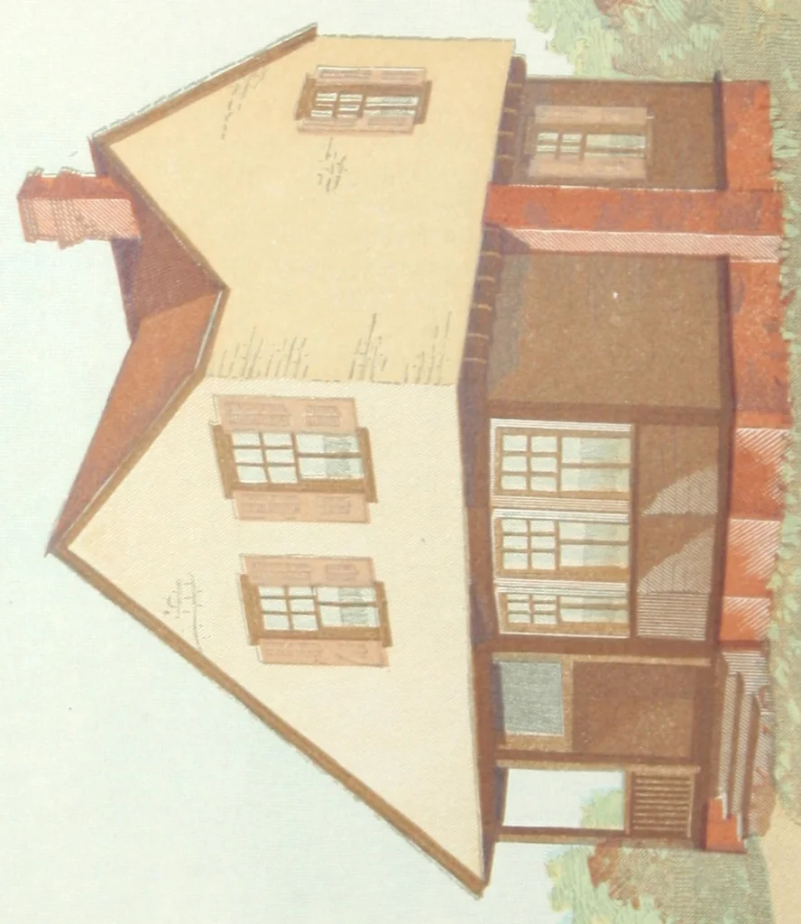 An illustration from The chemistry of paints, or, A partial description of the Harrison white lead, color and chemical works with a practical treatise on painting., 1890, leaf 17