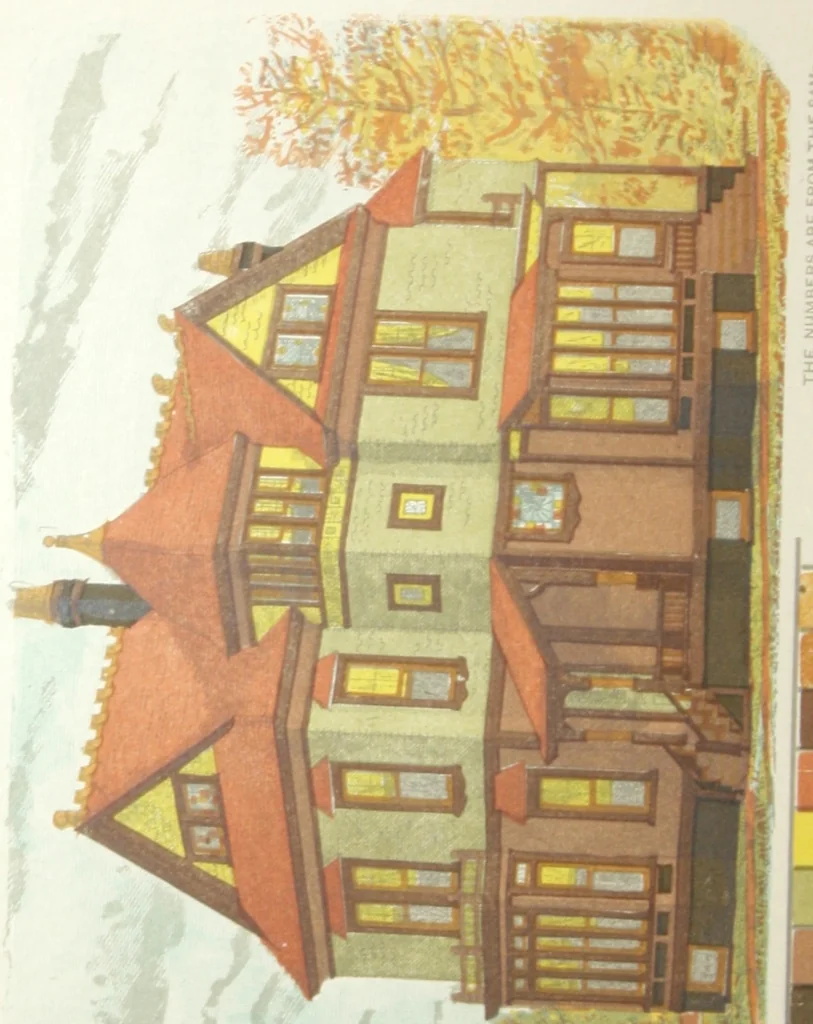An illustration from The chemistry of paints, or, A partial description of the Harrison white lead, color and chemical works with a practical treatise on painting., 1890, leaf 9