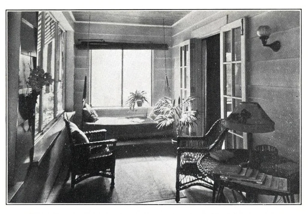 An illustration from The diary of the house in the woods., 1925, leaf 18