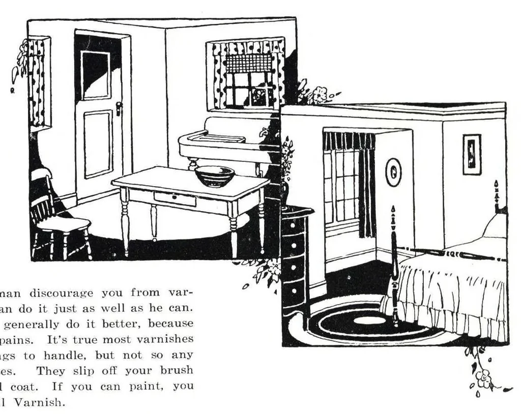 An illustration from The diary of the house in the woods., 1925, leaf 23