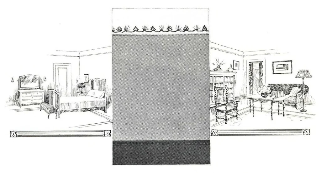An illustration from The diary of the house in the woods., 1925, leaf 29