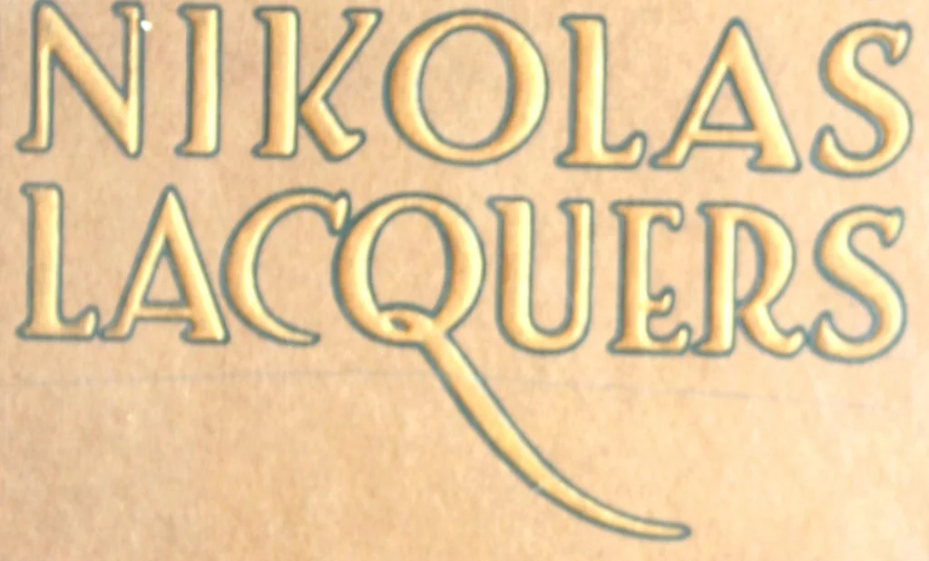An illustration from The famous Nikolas lacquers., 1915, leaf 0