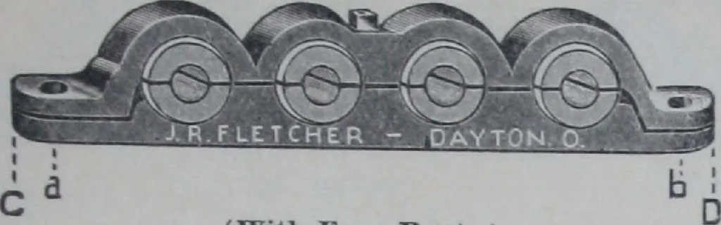 An illustration from The Fletcher Manufacturing Co. manufacturers of electrical construction supplies., 1904, leaf 12