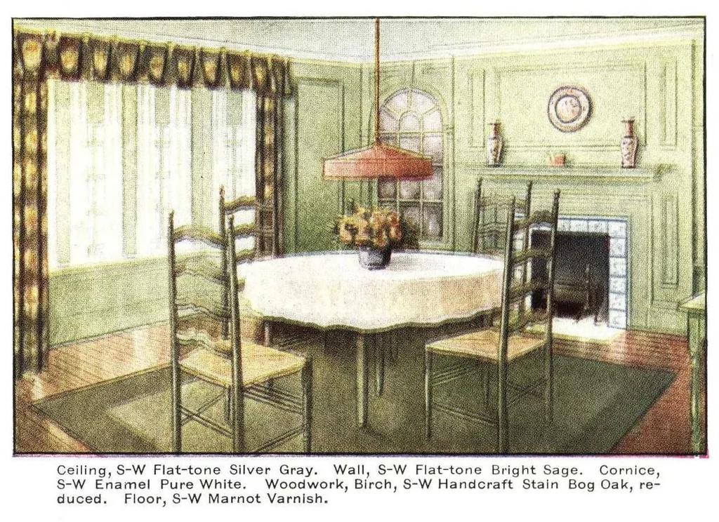 An illustration from The home decorator: vol. iii, no. 12., 1913, leaf 21