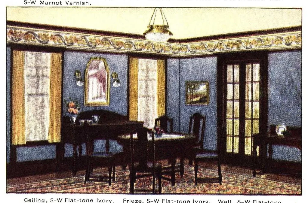 An illustration from The home decorator: vol. iii, no. 12., 1913, leaf 22