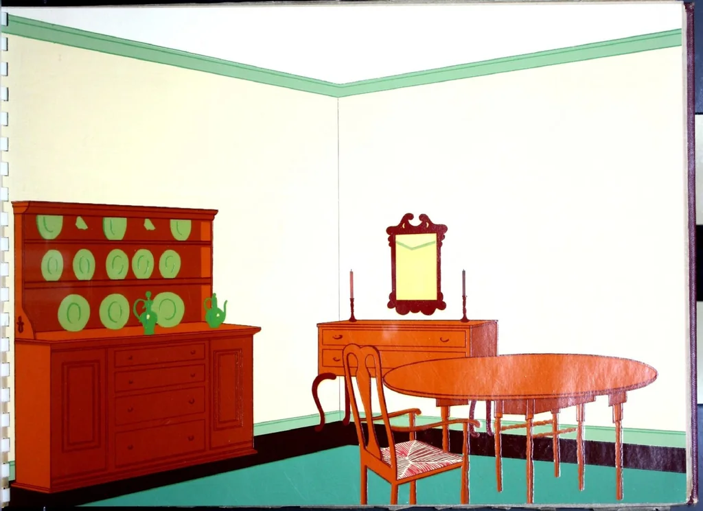 An illustration from The Home of To-Day Created by Sherwin-Williams, 1930, leaf 32