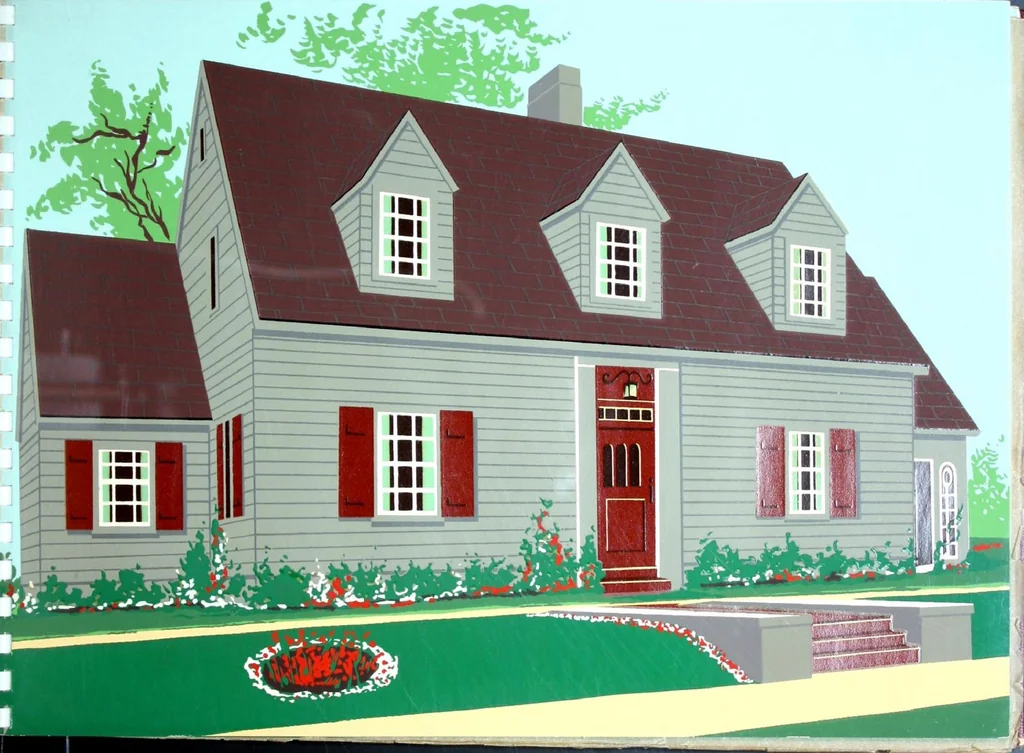 An illustration from The Home of To-Day Created by Sherwin-Williams, 1930, leaf 8
