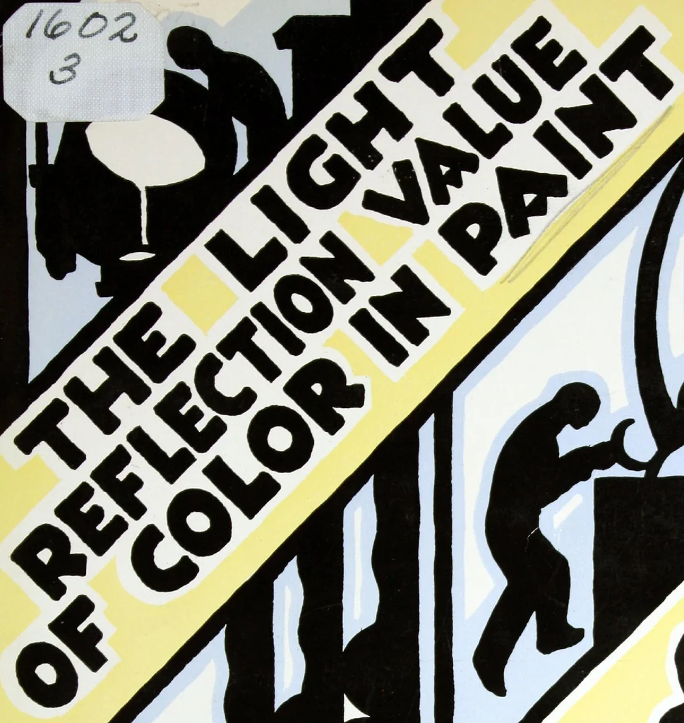 An illustration from The light reflection value of color in paint., 1930, leaf 3