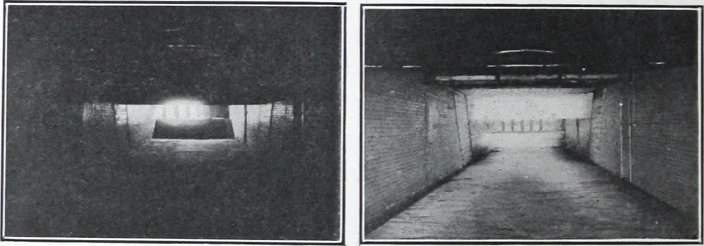An illustration from The lighting of armories and gymnasiums / information compiled by A.L. Powell and A.B. Oday., 1920, leaf 11