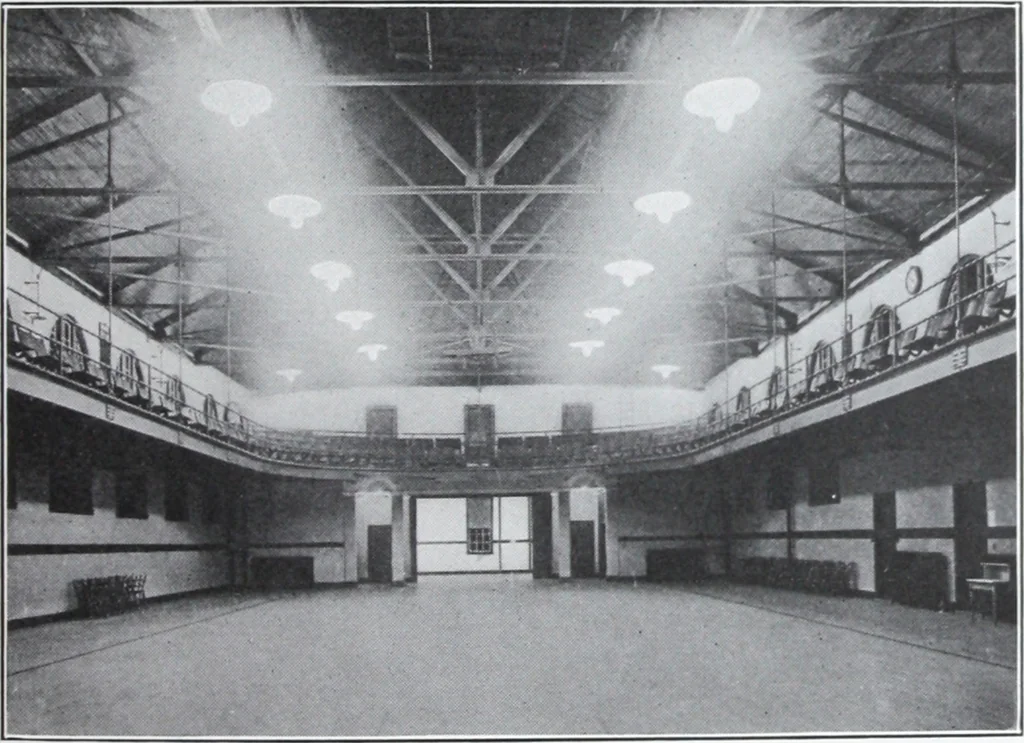 An illustration from The lighting of armories and gymnasiums / information compiled by A.L. Powell and A.B. Oday., 1920, leaf 14