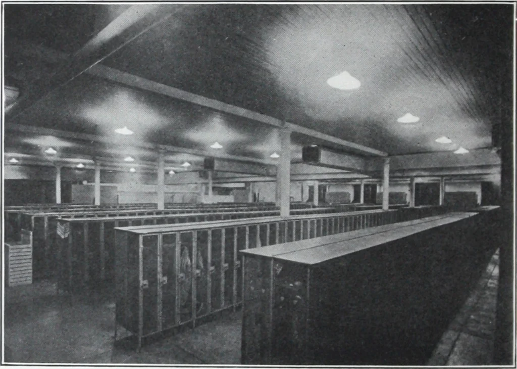 An illustration from The lighting of armories and gymnasiums / information compiled by A.L. Powell and A.B. Oday., 1920, leaf 17