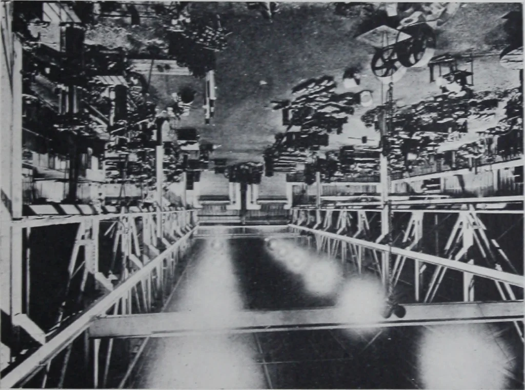 An illustration from The lighting of metal working plants / Information compiled by A.L. Powell., 1921, leaf 18