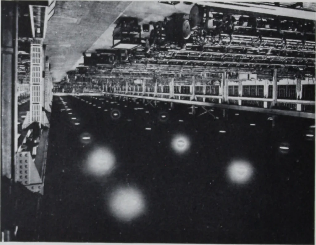 An illustration from The lighting of metal working plants / Information compiled by A.L. Powell., 1921, leaf 19