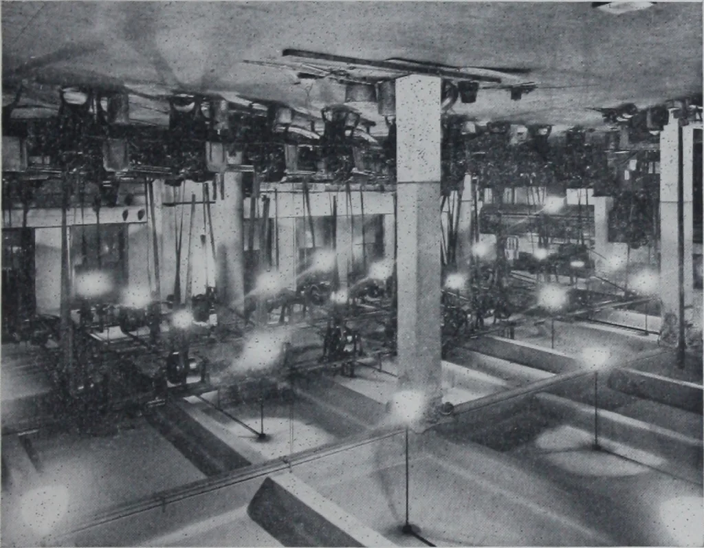 An illustration from The lighting of metal working plants / Information compiled by A.L. Powell., 1921, leaf 8