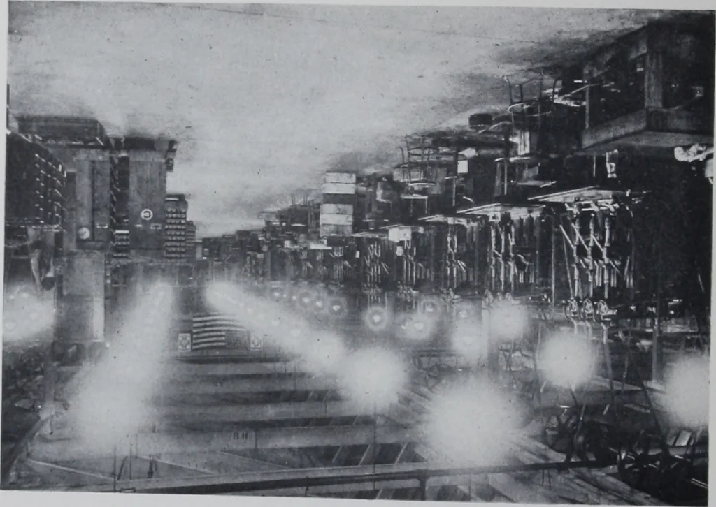 An illustration from The lighting of metal working plants / Information compiled by A.L. Powell., 1921, leaf 9