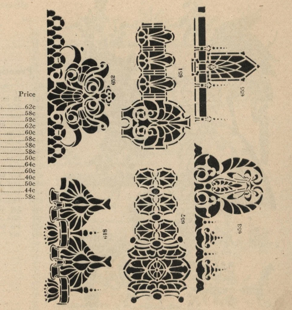 An illustration from The Malm hand-cut stencils., 1925, leaf 12