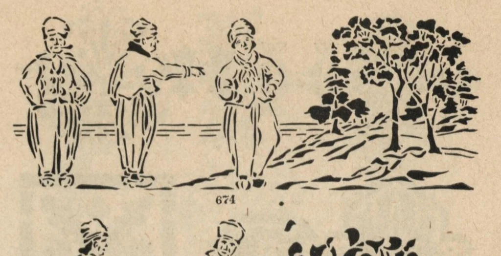 An illustration from The Malm hand-cut stencils., 1925, leaf 13