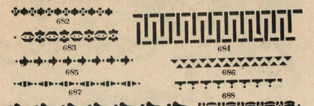 An illustration from The Malm hand-cut stencils., 1925, leaf 14
