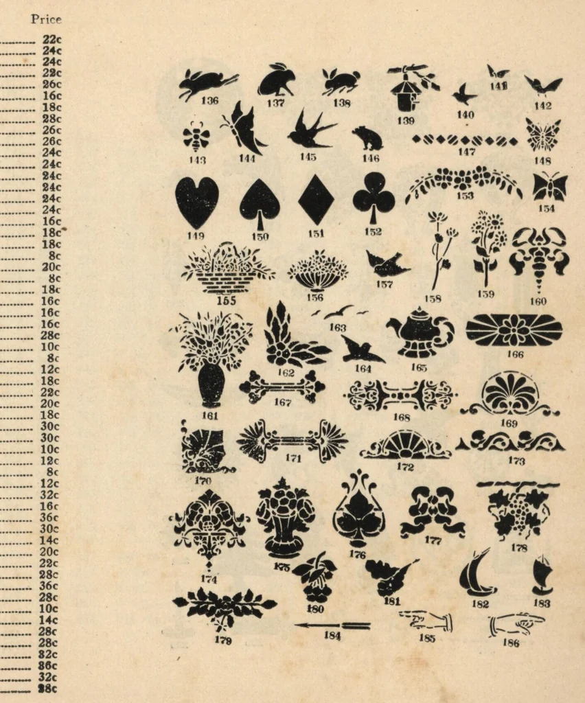 An illustration from The Malm hand-cut stencils., 1925, leaf 24