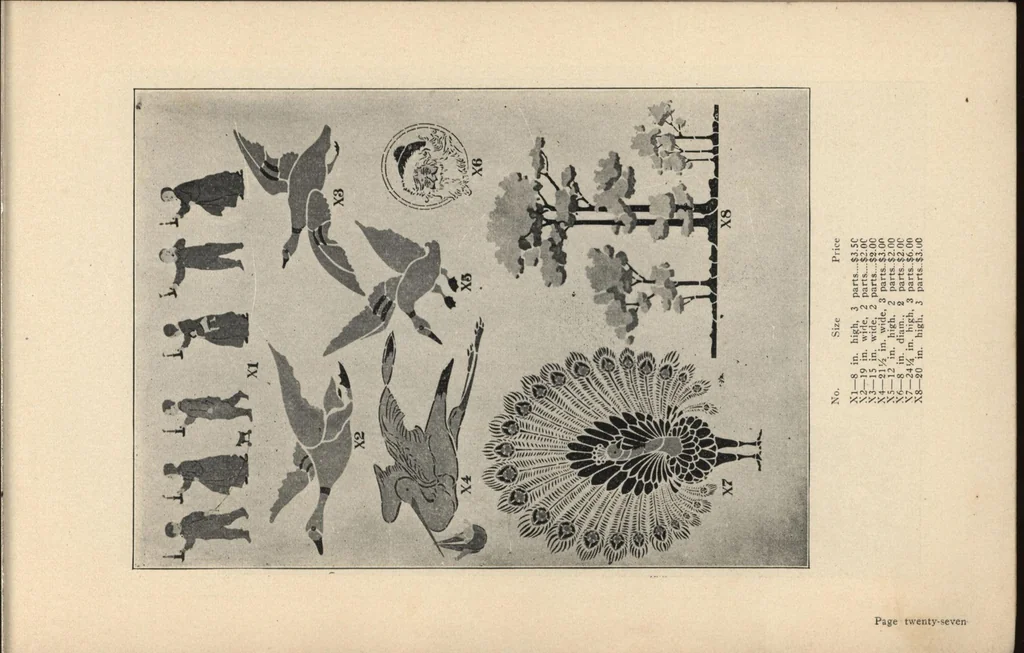 An illustration from The Malm hand-cut stencils., 1925, leaf 28