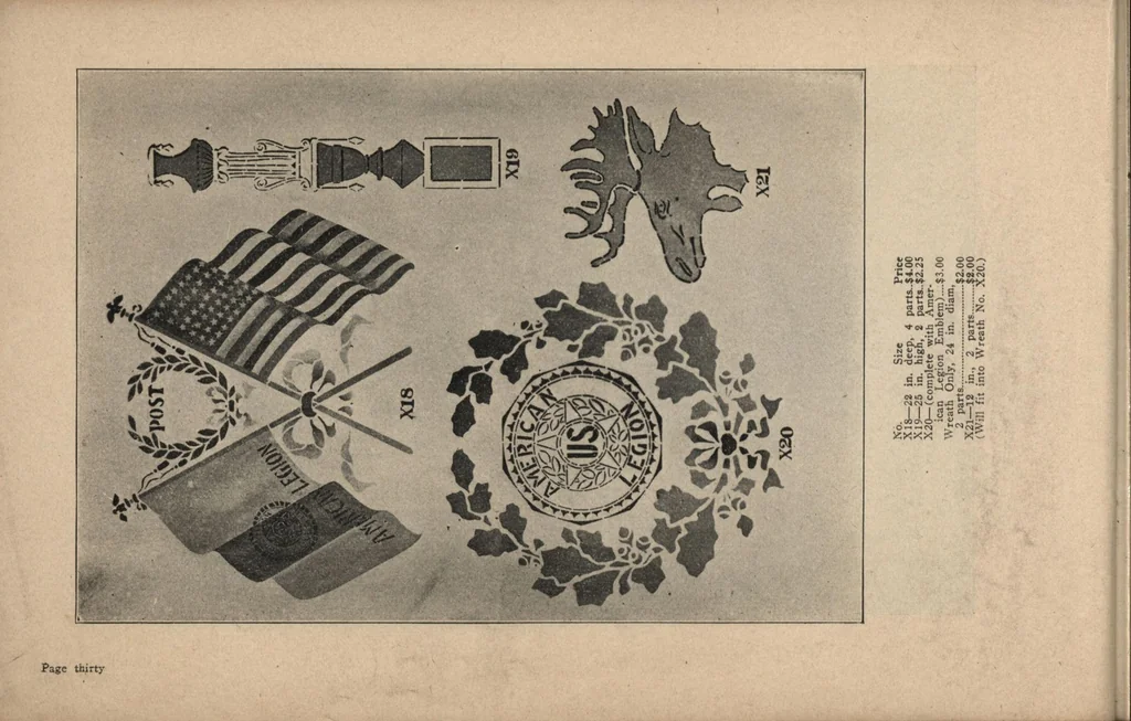An illustration from The Malm hand-cut stencils., 1925, leaf 31