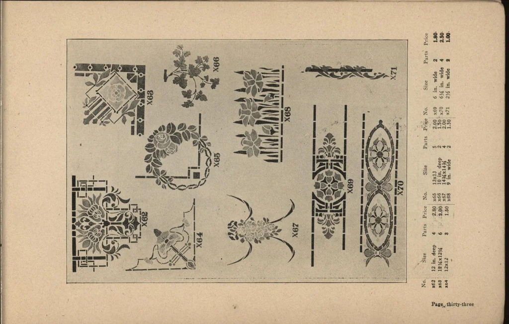 An illustration from The Malm hand-cut stencils., 1925, leaf 34